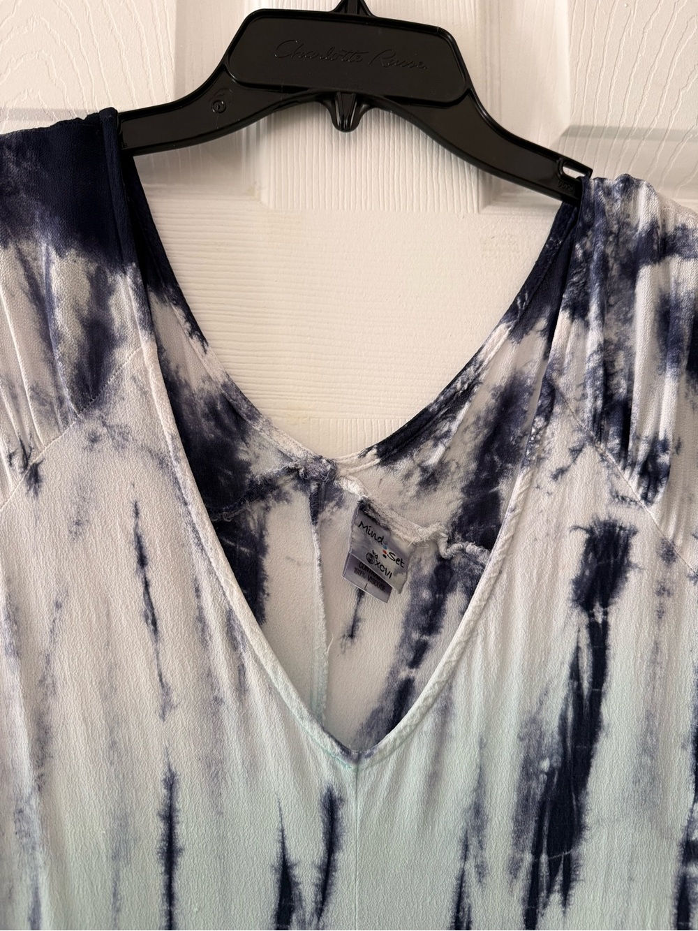 XCVI Mindset Tie Dye Print Maxi Dress Lagenlook size L - Picture 4 of 9